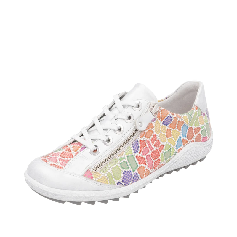 Remonte RemonteTEX R1402 Women's Low-Top Trainers, Loose Insole, Water-Repellent, Multicoloured 97, 4 UK