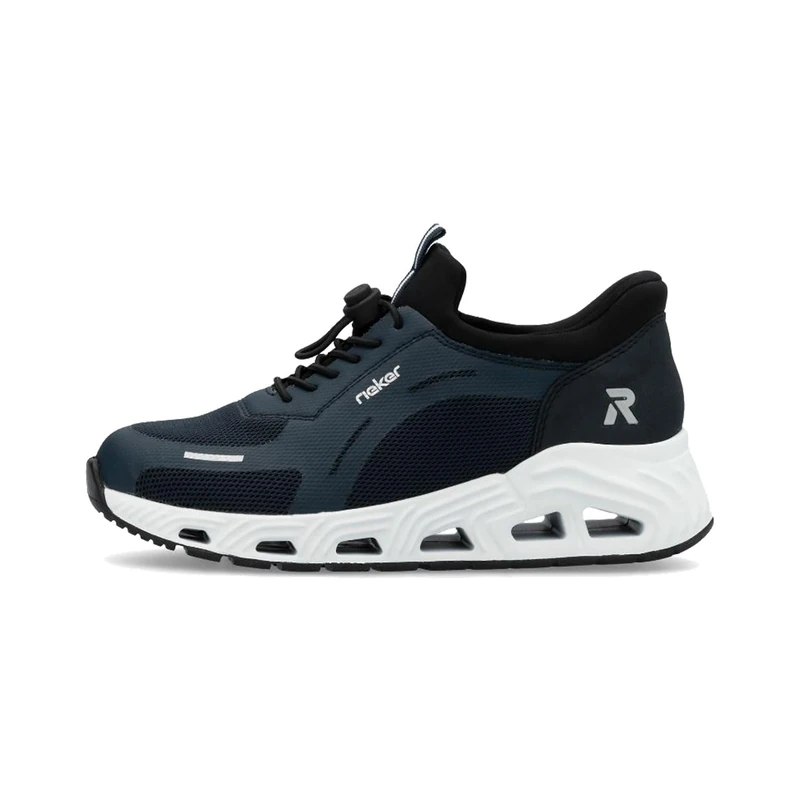 Rieker Women's N5257 Low Trainers, Blue, 5 UK