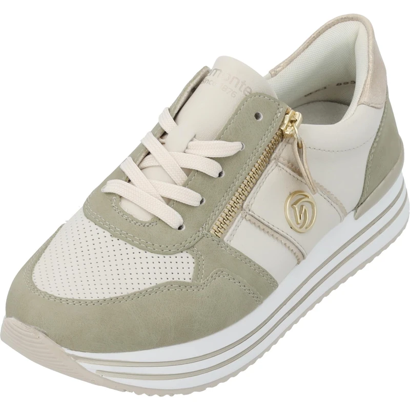 Remonte Women's D1327 Low Trainers, White 80, 5 UK