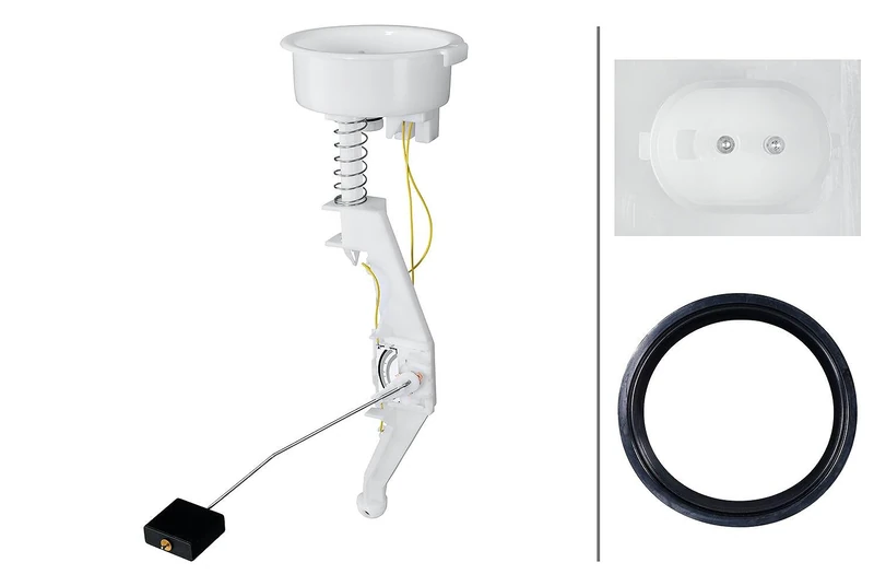 HELLA 8TF 358 306-651 Sender Unit, fuel tank - Electric - 3-pin connector - with gasket/seal/with fuel sender unit