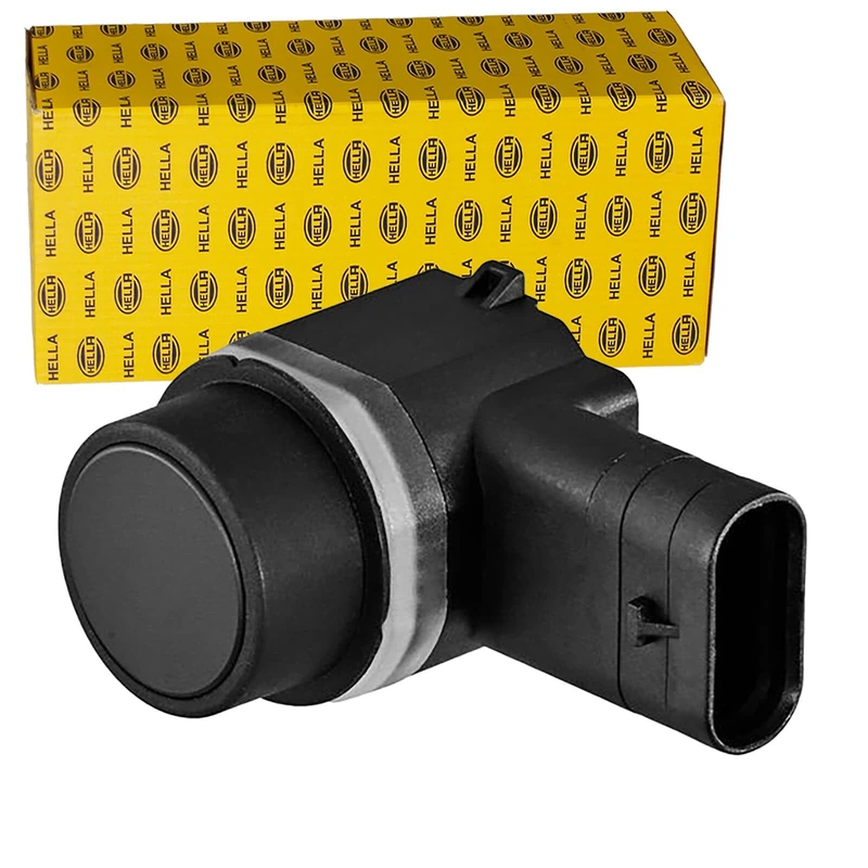 HELLA 6PX 358 270-631 Sensor, park distance control - 3-pin connector - mounting - Paintable