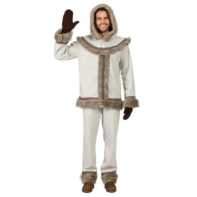 Boland 84003 Inuit Adult Nanook Costume, Multicoloured, M-L