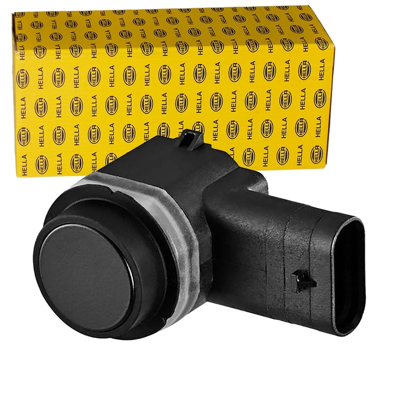 HELLA 6PX 358 270-621 Sensor, park distance control - 3-pin connector - mounting - Paintable