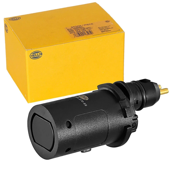 HELLA 6PX 358 270-591 Sensor, park distance control - 2-pin connector - mounting - Paintable