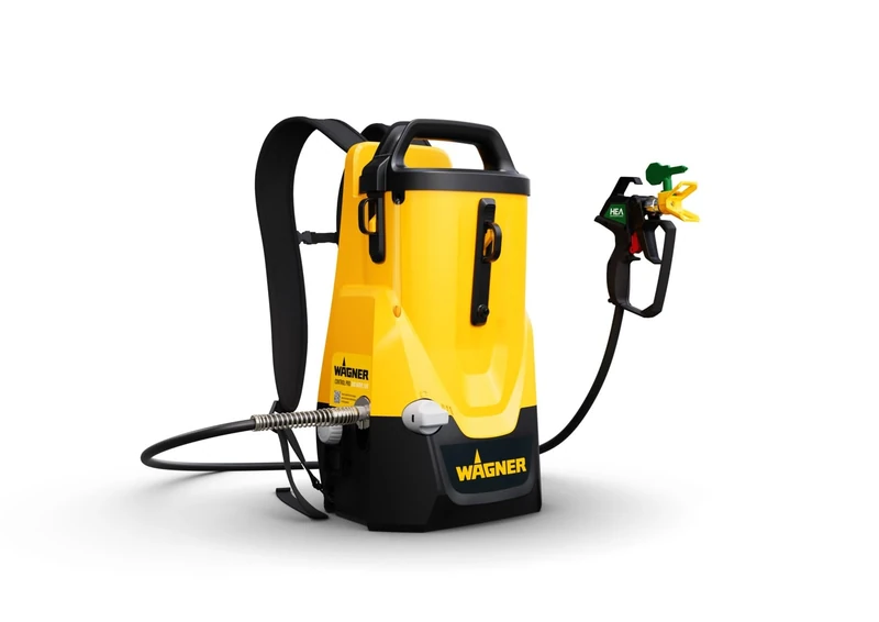 WAGNER Cordless paint sprayer Control Pro 300 Move 18V Baretool - Free and flexible: as a convenient backpack, situated on the ground or carried with the handle *battery and charger are NOT included*