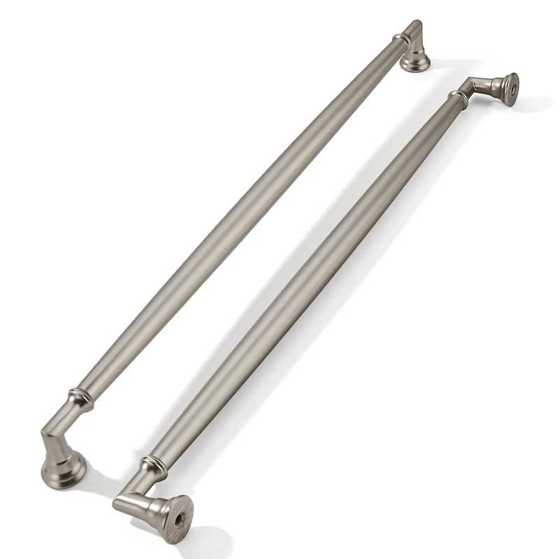 khtumeware 5 Pack 12 Inch(305mm) Brushed Satin Nickel Cabinet Pulls Heavy Duty Solid Cabinet Handles Kitchen Cabinet Hardware for Cupboard Drawer Handles