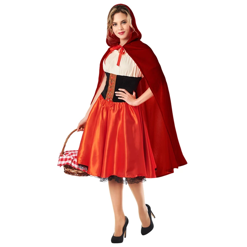 Boland 83937 Adult Little Red Riding Hood Costume, Solid, Multicoloured, XL
