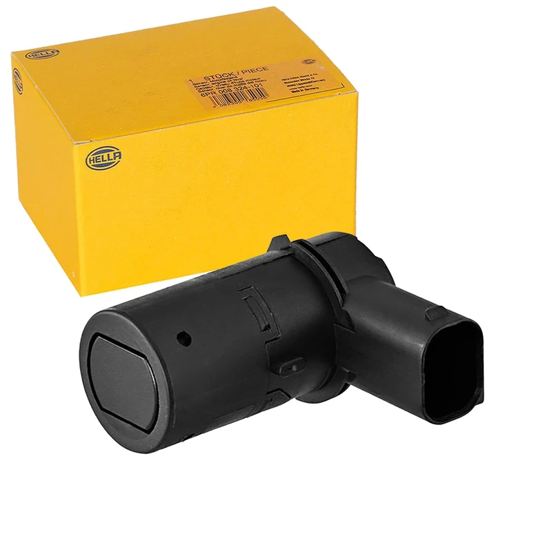 HELLA 6PX 358 270-521 Sensor, park distance control - 3-pin connector - mounting - Paintable