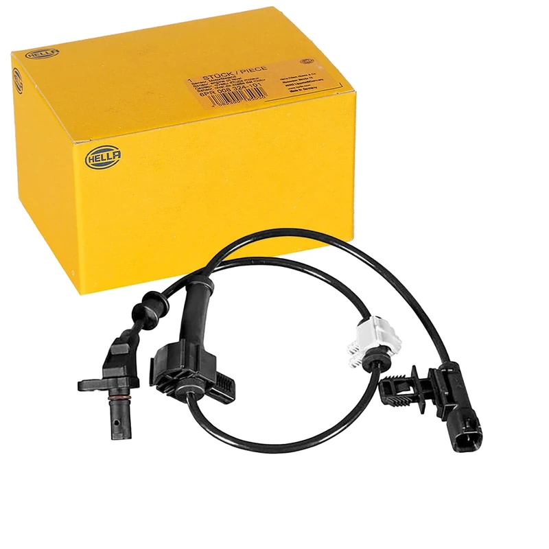 HELLA 6PU 358 217-511 Sensor, wheel speed - 2-pin connector - Cable: 571mm - with clip - Image 1