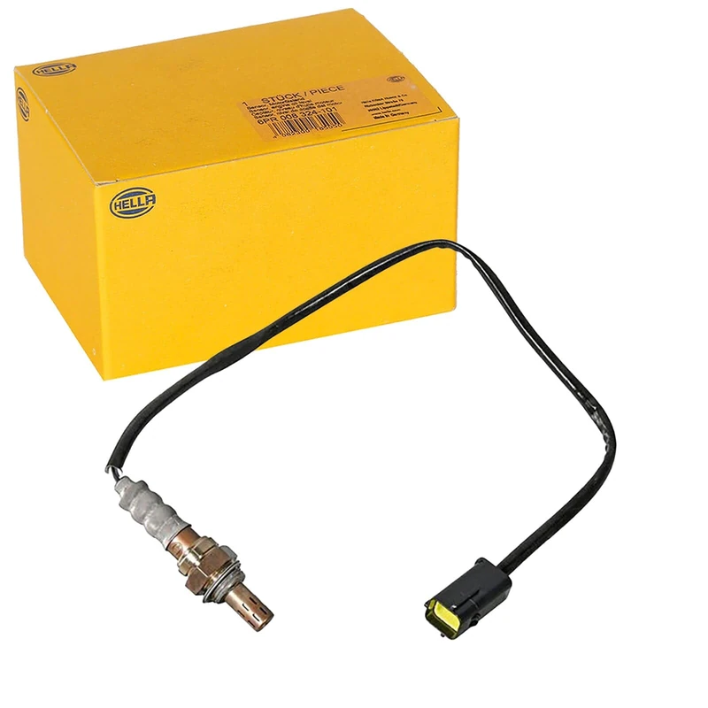 HELLA 6PA 358 221-111 Oxygen sensor - 4-pin connector - Cable: 460mm