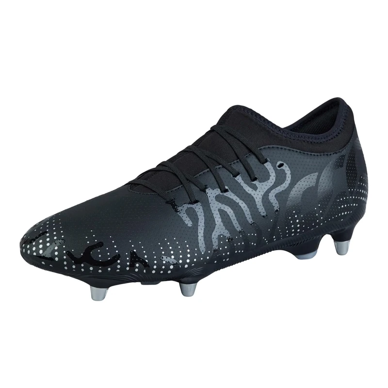 Canterbury Unisex Adult Speed Infinite Team Boots, Black/Silver Metallic 7.5