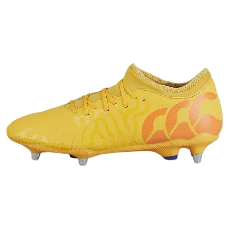 Canterbury Unisex Adult Speed Infinite Team Boots, Amber Yellow/Orange Crush/Mars Dust 3