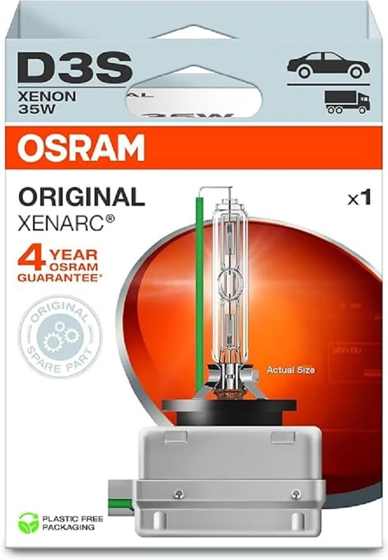 OSRAM XENARC® ORIGINAL, D3S, xenon headlight lamps, 66340-1HB, 1 lamp
