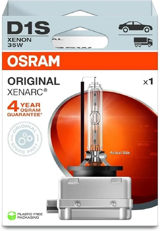 OSRAM XENARC® ORIGINAL, D1S, xenon headlight lamps, 66140-1HB, 1 lamp, white