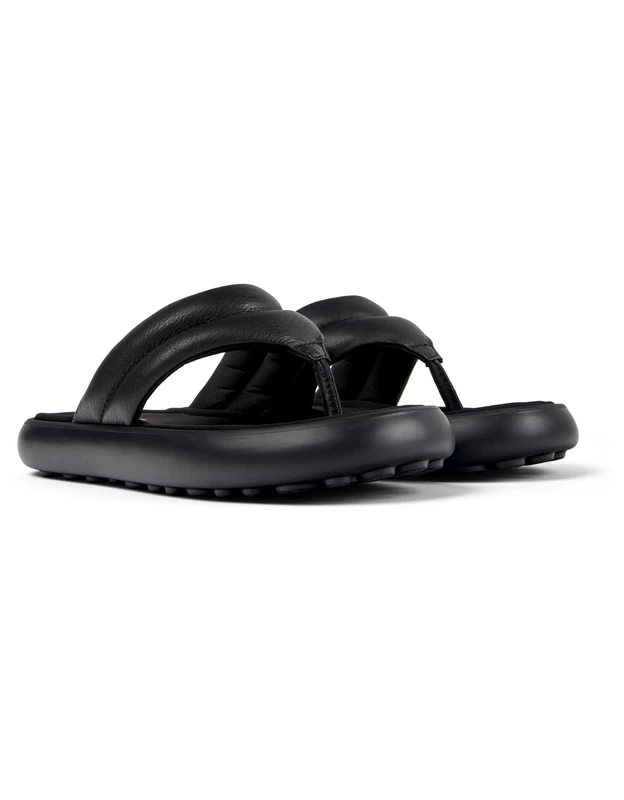 Camper Women's Pelotas Flota Sandal K201607 Flip Flop, Black 001, 6 UK