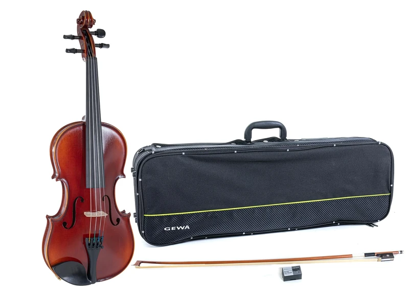 GEWA Violin Set Ideale VL 2 – 1/4, ready to play, massaranduba bow, Larsen Aurora strings, oblong violin case