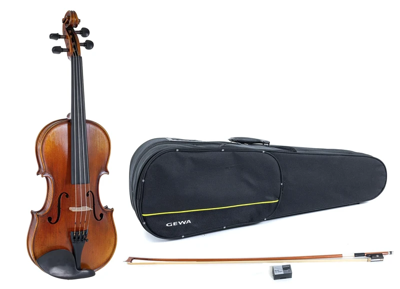 GEWA Maestro 2 VL 4, 4/4 Violin Set with Shape Case, Massaranduba Bow and Il Cannone Strings