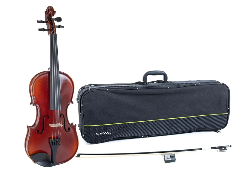 GEWA Violin Set Ideale VL 2 – 3/4, ready to play, carbon bow, Larsen Aurora strings, oblong violin case