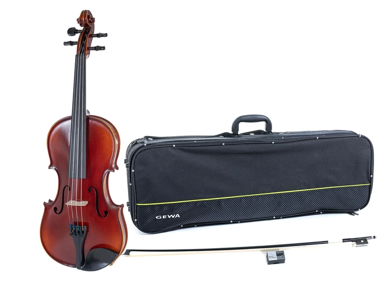 GEWA Violin Set Ideale VL 2 Lefthand –4/4, ready to play, carbon bow, Larsen Aurora strings, oblong violin case