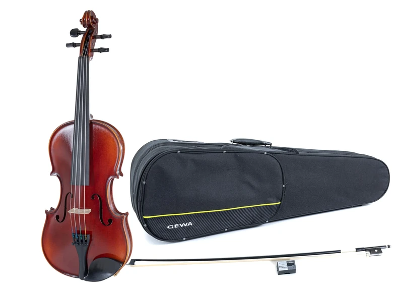 GEWA Violin Set Ideale VL 2 Lefthand – 4/4, ready to play, carbon bow, Larsen Aurora strings, form shaped violin case