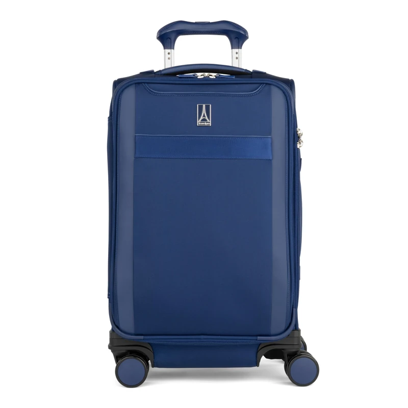 Travelpro Versapack + Lightweight Softside Expandable Carry on Luggage, Estate Blue, Carry On, Versapack + Softside Expandable Luggage