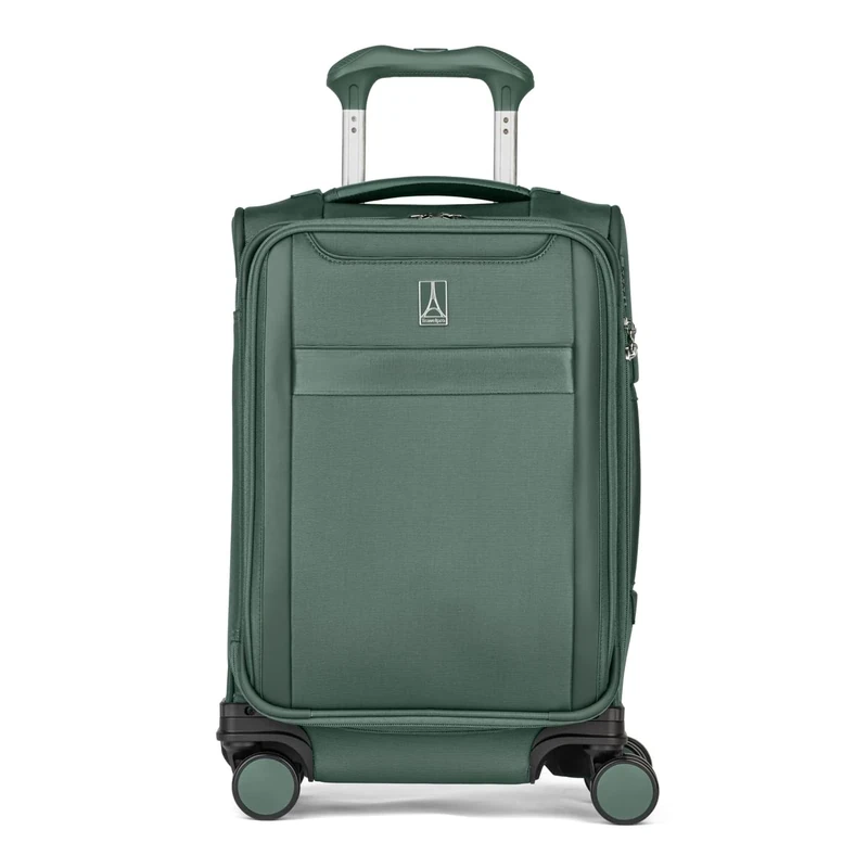 Travelpro Versapack + Lightweight Softside Expandable Carry on Luggage, Desert Sage Green, Compact Carry On, Versapack + Softside Expandable Luggage
