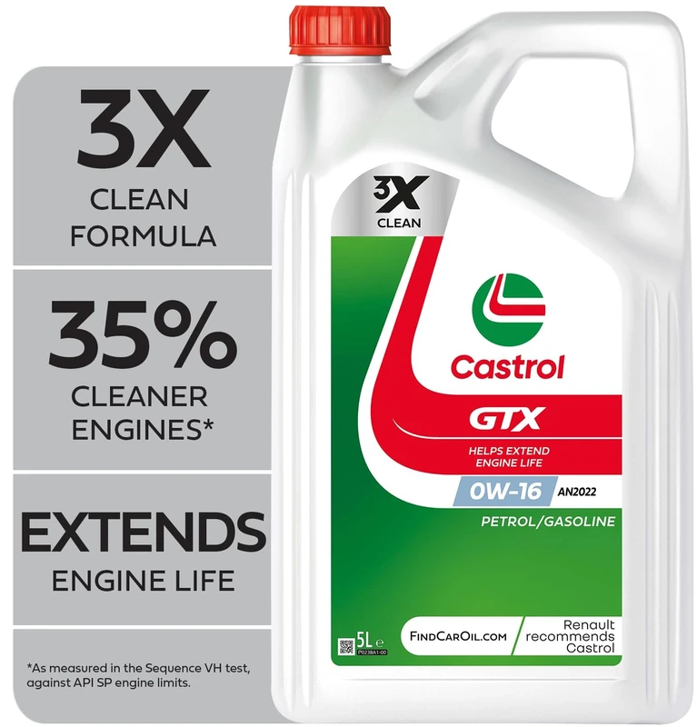 Castrol GTX 0W-16 AN2022 5L