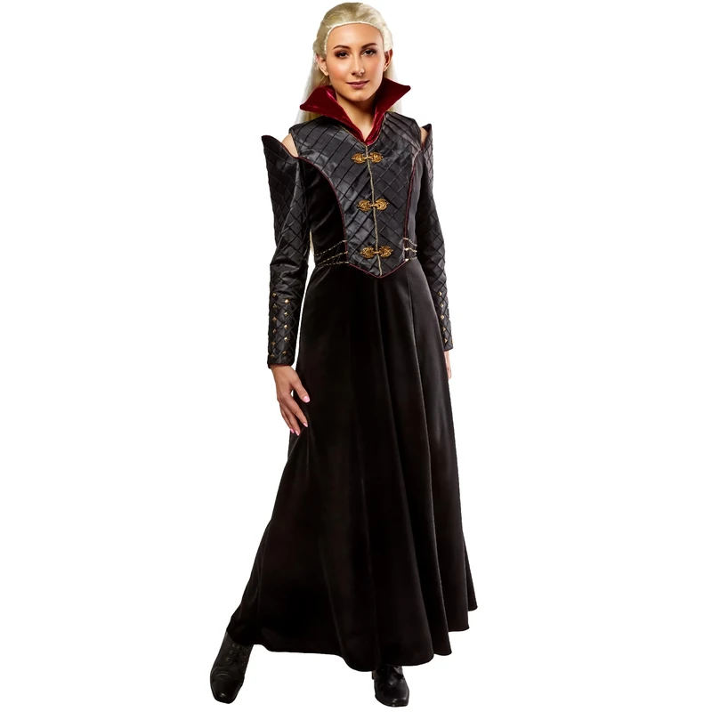 Rubies 1000172S000 Rhaenyra Targaryen Costume Adults Fancy Dress, Black, S Halloween, World Book Day