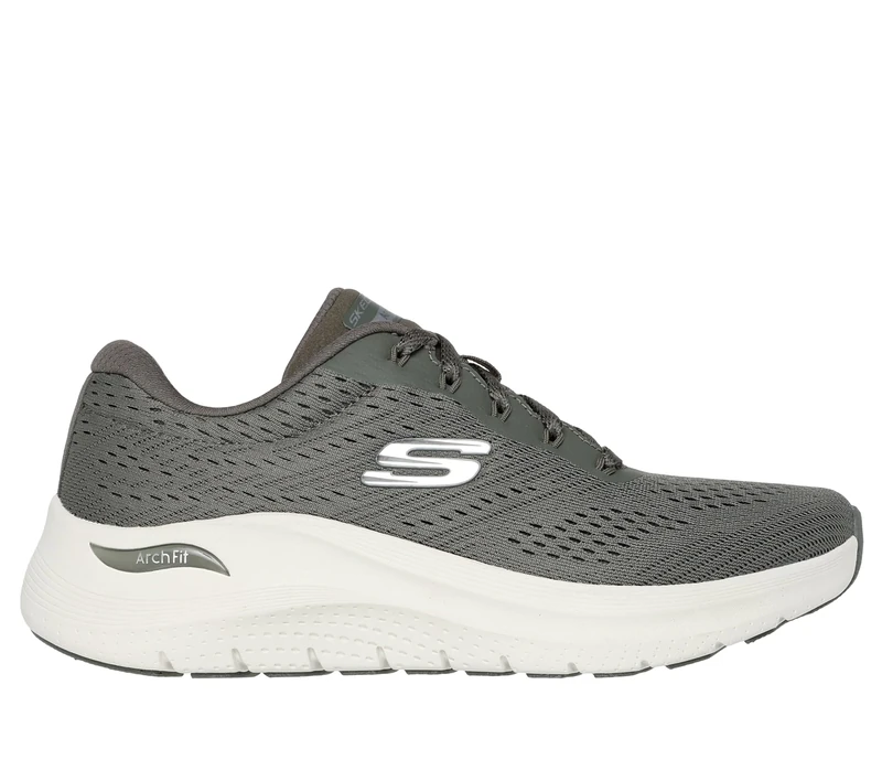 Skechers Womens Trainers- Arch FIT 2.0 Big League, Olive, 4