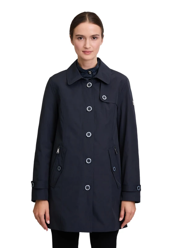 Betty Barclay Women's 3-in-1 jacket with function, darkblue, 18