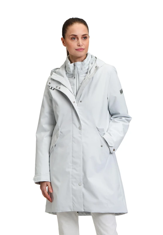 Betty Barclay Women's 4-in-1 jacket with function, Glacier White, 12