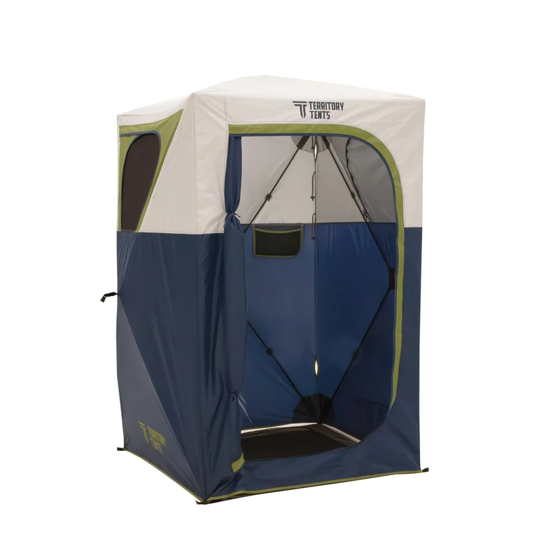 Territory Tents® Jet Set Privacy Shower Tent, Jet Set Framework, No Assembly, Camp Shower, Camp Restroom, Privacy Tent Shower, 78” x 62” x 62”, PT100DB