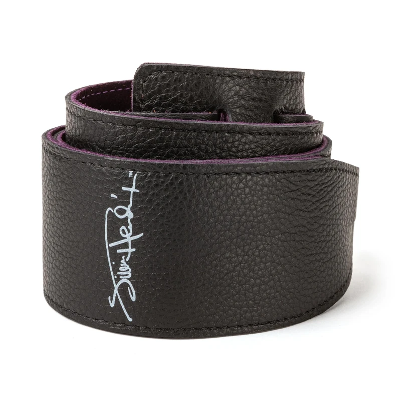 Jim Dunlop JH20 Hendrix Signature Leather Guitar Strap Black