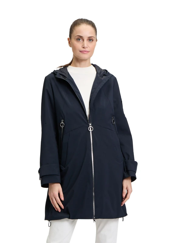Betty Barclay Women's Waterproof Jacket, deep navy, 38