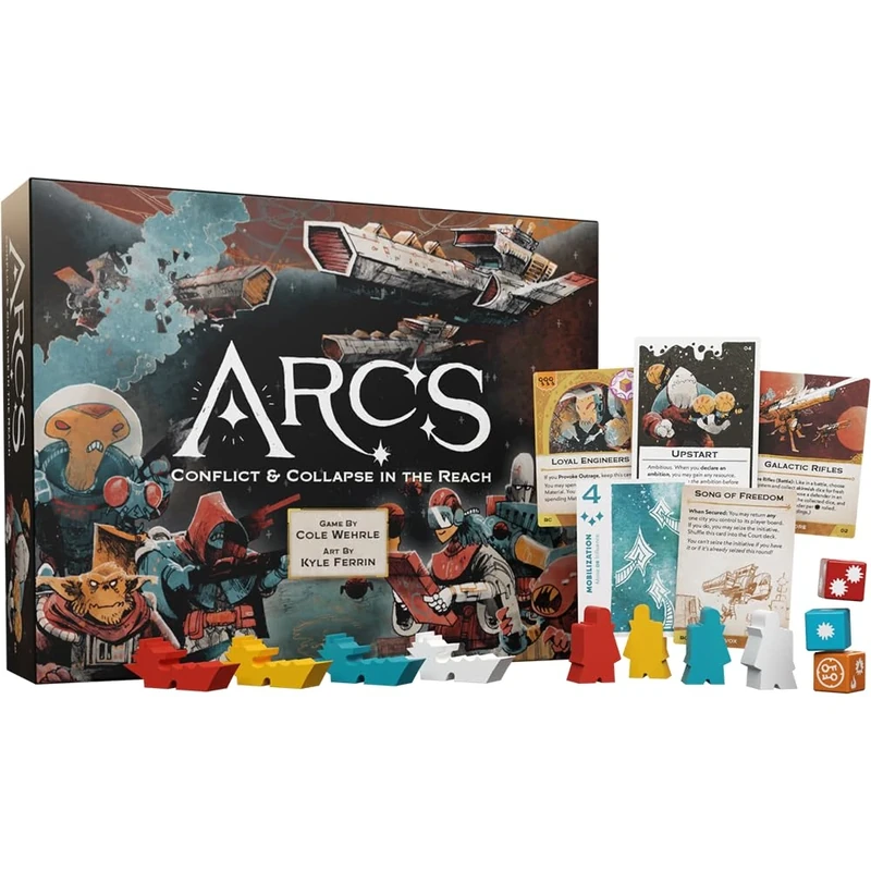 Leder Games | Arcs | Board Game | Ages 14+ | 2-4 Players | 60-120 Minutes Playing Time
