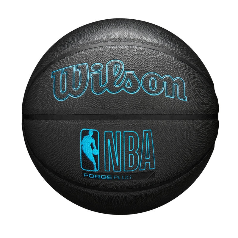 Wilson NBA Forge Plus Indoor/Outdoor Basketball, 7, Charcoal