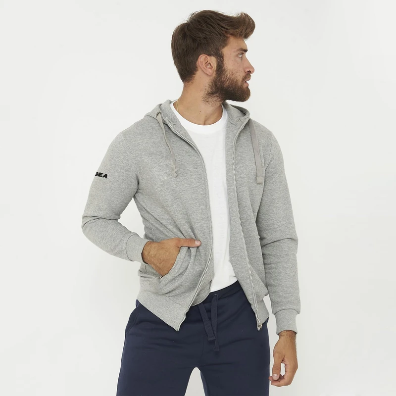 LEGEA, SARAJEVO JUNIOR SWEATSHIRT, MELANGE GREY, 2XS, Unisex - Image 1