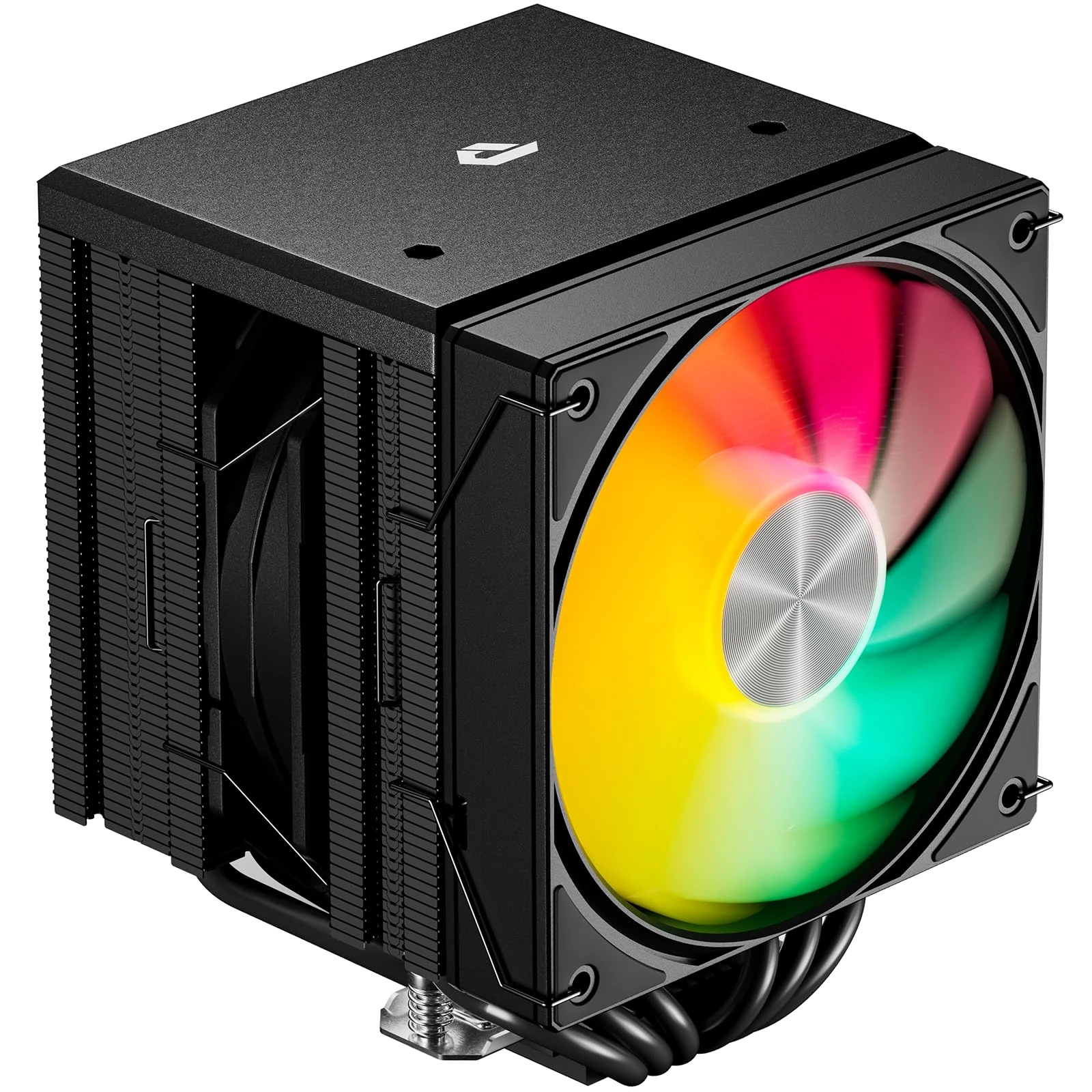 upHere gaming UE2KC6 Black ARGB CPU Air Cooler, Dual-Tower 6×Ф6mm Heatpipes CPU Cooler, PWM 120mm Fan Computer Cooling, TDP 265W, Intel LGA 1851/1700/2011/2066(X79/X99), AMD AM5/AM4(155mm in Height)