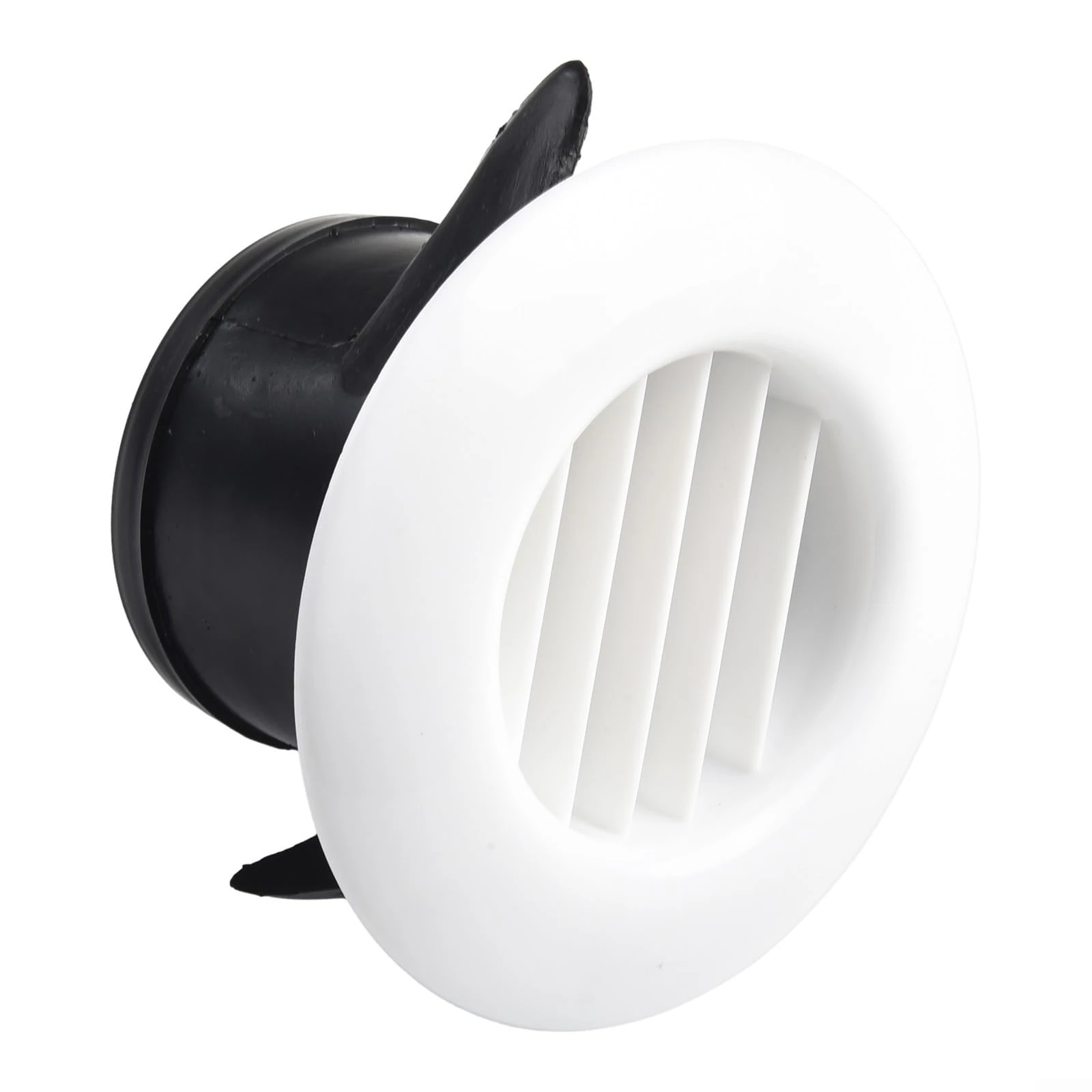ABS Circular Air Vent Cover Detachable White Panel Suitable for Bathroom, Kitchen Ventilation (75mm)