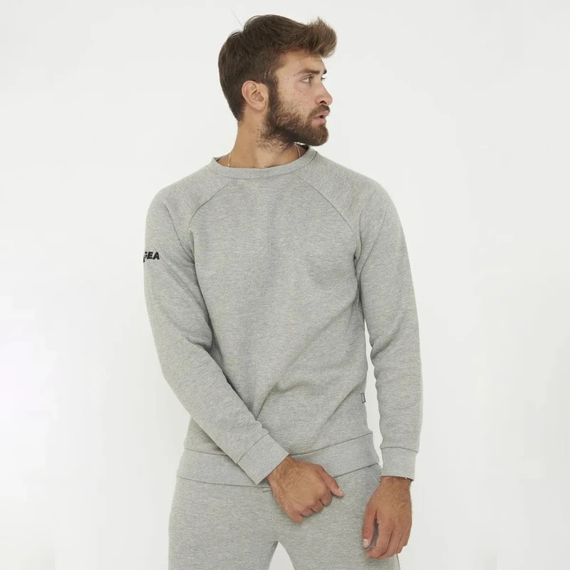 LEGEA, ZAGREB JUNIOR SWEATSHIRT, MELANGE GREY, 3XS, Unisex