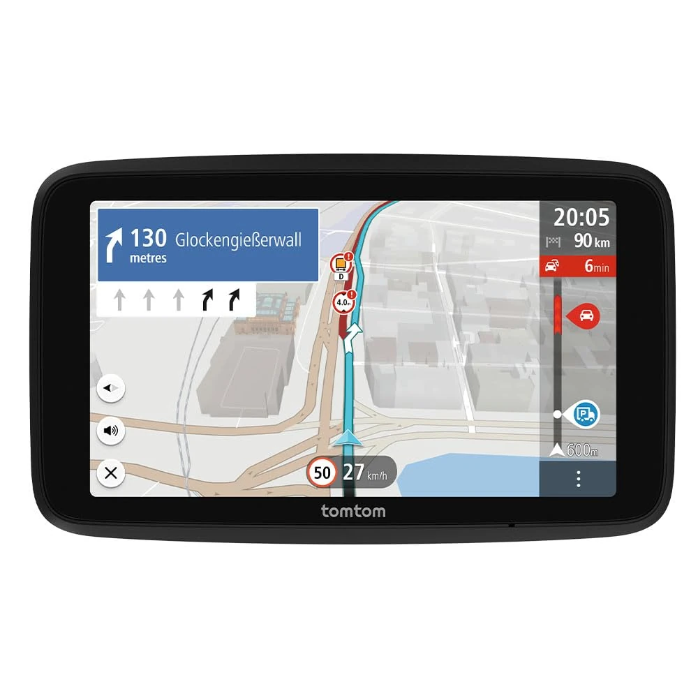 TomTom Truck Sat Nav GO Professional 2nd generation (6" Capacitive Touchscreen with Europe Maps and Real-Time Traffic Information, Designed for Truck, Lorry, Coach, Bus and Large Vehicles)