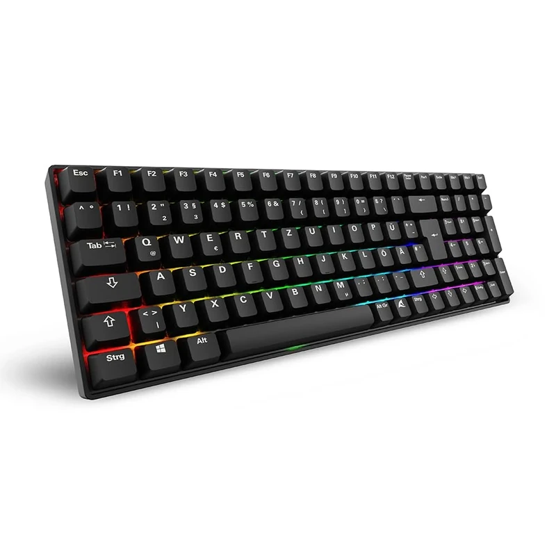 Sharkoon SGK50 S2 PBT Black,RGB, Gateron GPRO Yellow