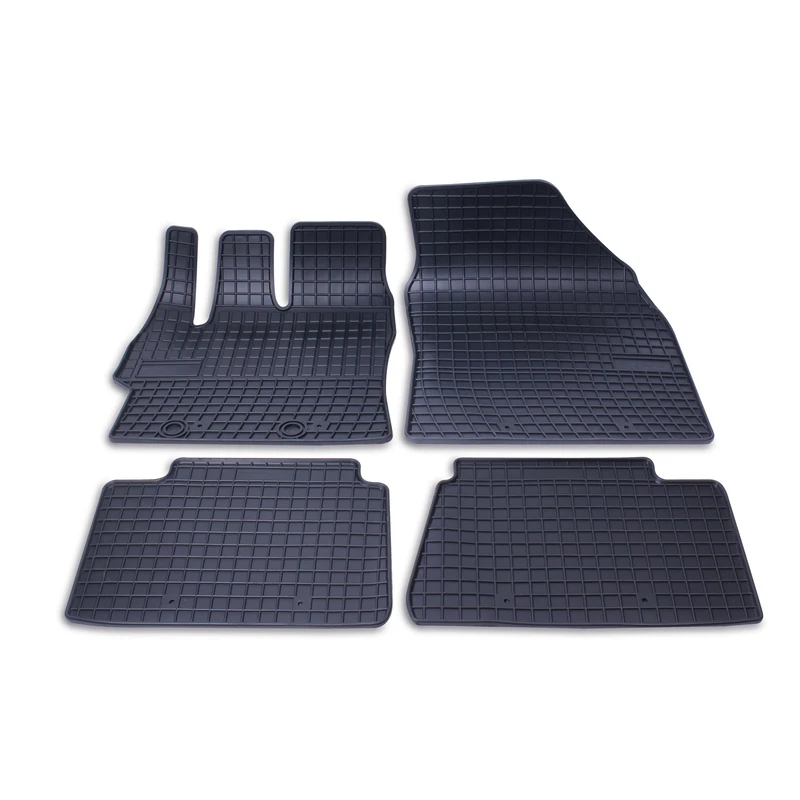 Bottari 39762 Set of 4 Rubber Car Mats for Toyota Yaris and Yaris Cross X from 2020, Mazda 2 Hybrid from 2022