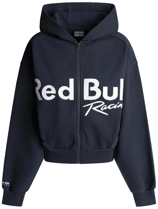 PEPE JEANS Women's LOGO ZIP HOODIE Sweatshirt, Blue(DULWICH BLUE), XS - Image 1