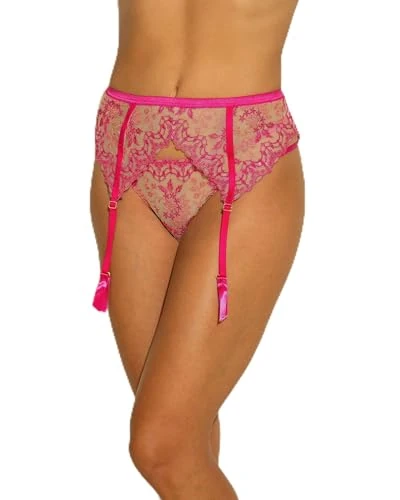 Cosabella Women's Usha Garter Belt, Flori Pink, S-M