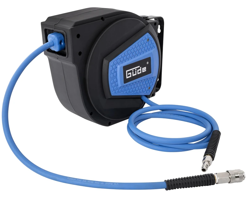 Gude Automatic Hose Reel - 10m Flexible Compressed Air Hose