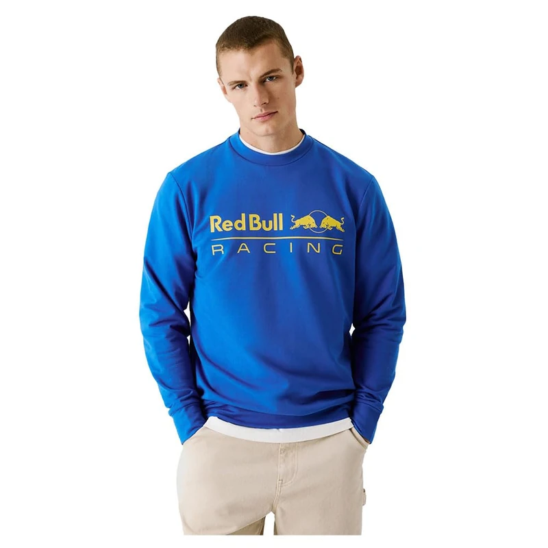 PEPE JEANS Men's TEAM LOGO CREW Sweatshirt, Blue(ELECTRIC BLUE), M