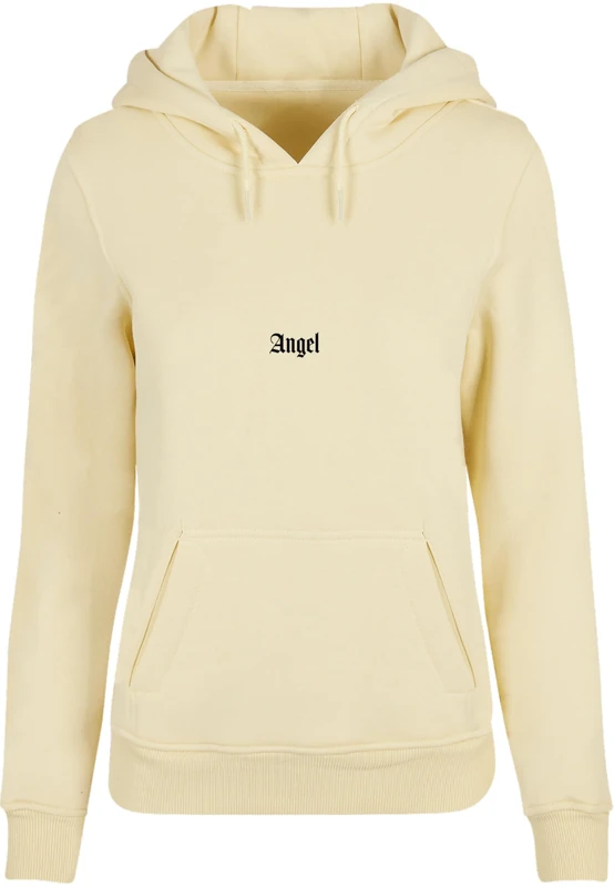 Miss Tee Women's Angel Wings Hoody, Soft yellow, XL