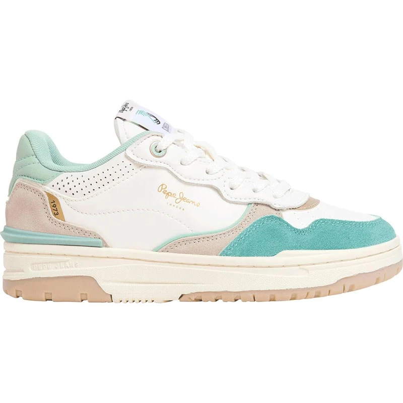 Pepe Jeans Women's Chester Ivy W Sneak, Green Menta Green, 4 UK