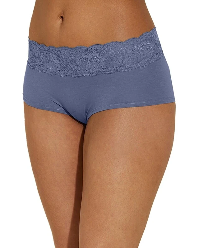 Cosabella Women's Say Never Peachie Hotpant Boy Short Panties, Venetian Dusk, S-M